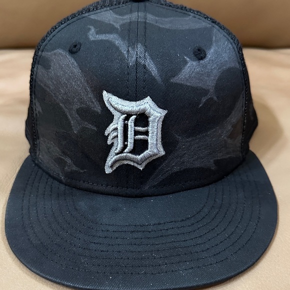Detroit Tigers New Era 9Fifty Camo Snapback trucker mesh hat - ONE OF A KIND - Picture 2 of 11